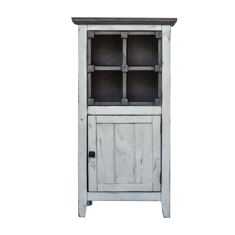 Gracie Oaks 18'' W x 36'' H x 20'' D Solid Wood FreeStanding Bathroom & Reviews Wayfair